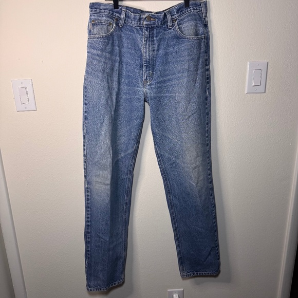 Carhartt Men’s Traditional Fit Jeans Blue Denim Size 38x32 Workwear Classic - Picture 1 of 7